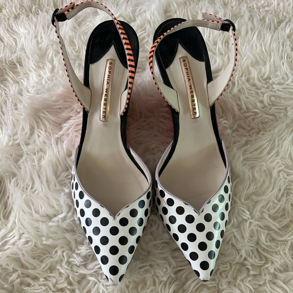 ❤️SOLD❤️Sophia Webster Wedge Slingbacks - Picture 3 of 6